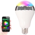 3W E27 Bluetooth 4.0 APP Smart Music Audio Speaker LED RGB Color Bulb Light Lamp
