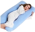 Dubai Gallery Cotton Maternity Pillows Cotton Blue 80X120Centimeter