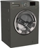 Beko ProSmart Inverter Washing Machine - 9 Kg - 1200 RPM - STEAM - Digital Screen - Large Chrome Door - Grey - WTX 91232 XMCI2