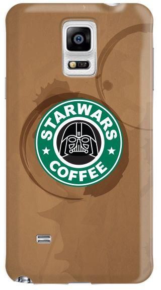 Stylizedd Samsung Galaxy Note 4 Premium Slim Snap case cover Matte Finish - Starwars Coffee