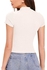 Nileton Ribbed Knit Mock Neck Crop Top - Cap Sleeve - T-shirt For Women - 2 Pcs - Multi Color