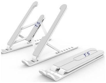 Height Adjustable Laptop Stand Silver
