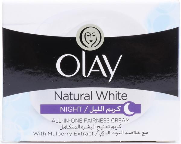 Olay Natural White Night Cream With Mulberry Extract 50g