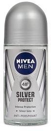 Nivea Anti-Perspirant Deodorant Roll On Silver Protect 50 ml