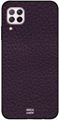 Skin Case Cover -for Huawei Nova 7i Purple Leather Pattern Purple Leather Pattern