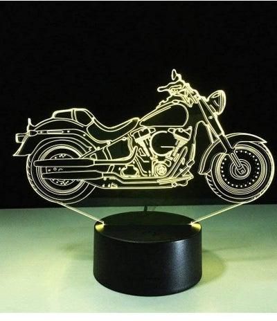 Motor Bike 3D Illusion Night Light LED Table Lamp Anime Hero Character 16 Colors Change Touch Control Children Bedside Lamp Child Christmas Birthday