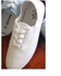 Fashion Ladies Cute Anti Stain Lace Rubber Shoes -white