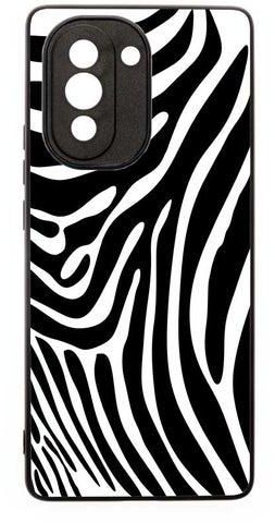 TPU Protection and Hybrid Rigid Clear Back Cover Case Zebra for Huawei nova 10
