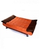 Sofa Art اريكة سرير 3 مقاعد برتقالى / أسود