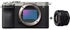 Sony Alpha 7CII Full-Frame Mirrorless Camera Body Silver + Sony SEL2860 Lens Black