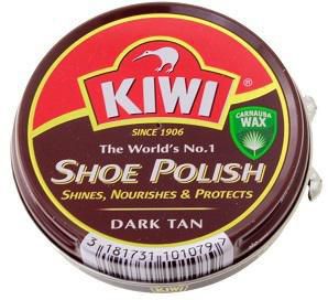Kiwi Shoe Polish Dark Tan 40 ml