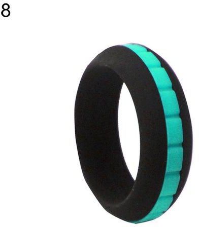 Soft Silicone Finger Ring Sport Party Couple Jewelry Gift 20x10x20cm