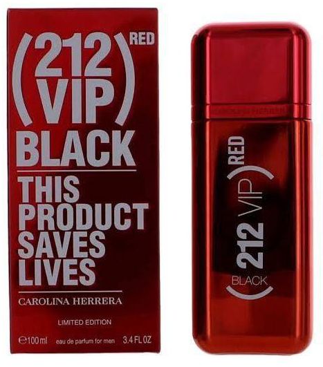 Carolina Herrera 212 VIP Black Red L/E Men EDP 100ML Perfume For Men
