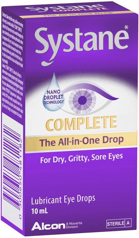 ALCON Systane Complete 10ml The All-in One Drop Complete Solution for Dry Eyes