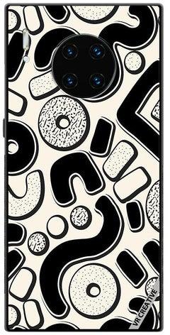 Protective Case Cover For Huawei Mate 30 Pro Donuts Design Multicolour