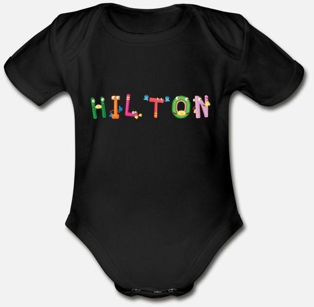 Hilton Organic Short Sleeve Baby Bodysuit