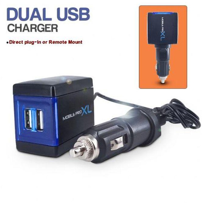 2 IN 1 Dual USB Car Charger - DC 5V, 2.1A