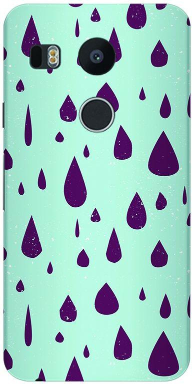 Stylizedd Google Nexus 5X Slim Snap Case Cover Matte Finish - Hard Rain