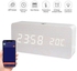 Digital LED Alarm Clock White/Black 243grams