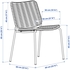 TEGELÖN Chair, in/outdoor - beige/beige