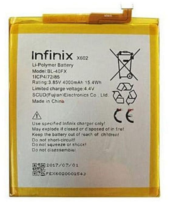 Infinix X602 Zero 4 plus Battery BL - 40FX - Silver