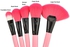 FAS-MB-06-P Professional Makeup Brushes 24pcs - Pink