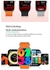 ساعة ذكية x8 الترا NFC بوصة بلوتوث ألعاب الاتصال شحن لاسلكي 49 ملم (أسود)