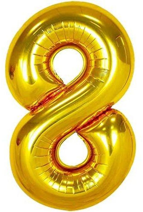 General Helium Balloon Number 8 Balloon For Celebrations Size 32