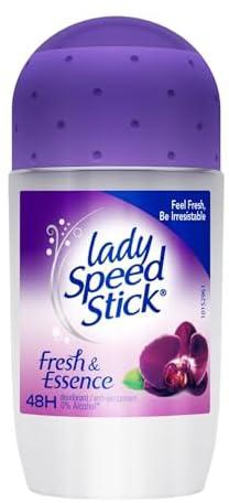 Lady Speed Stick Fresh Essence Aloe Soothing Black Orchid Antiperspirant Deodorant Roll On For Women, 50 ml