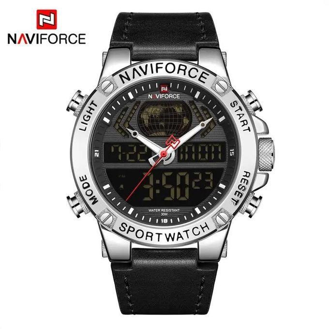 Naviforce Men's Digital Analogue Dual time 30M water resistant watch