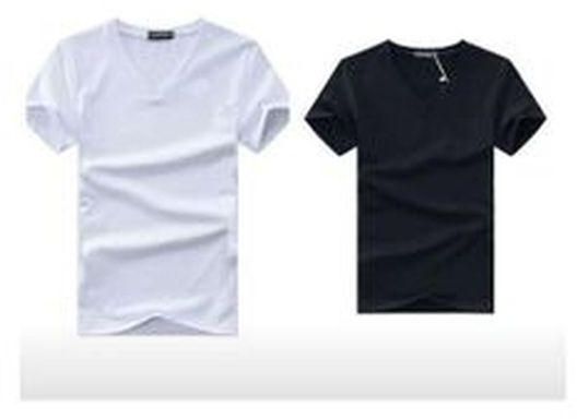 Fashion 2 Pack V- Neck Plain T-shirts