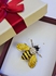 The Honey Bee Black X Yellow Brooch & Clothes Pin 2