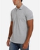 Ultimate Fashion Wear Abstract Pattern Polo Shirt - Grey