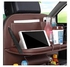 حقيبة تخزين للمقعد الخلفي للسيارة مع صينية قابلة للطي حامل متعدد الوظائف منظم ضد الماء