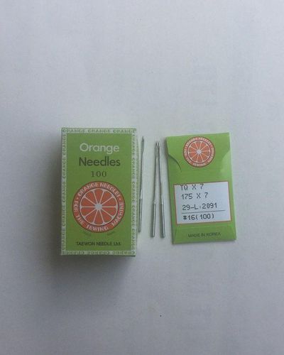 Orange Button Sewing Needle For Industrial Sewing Machine