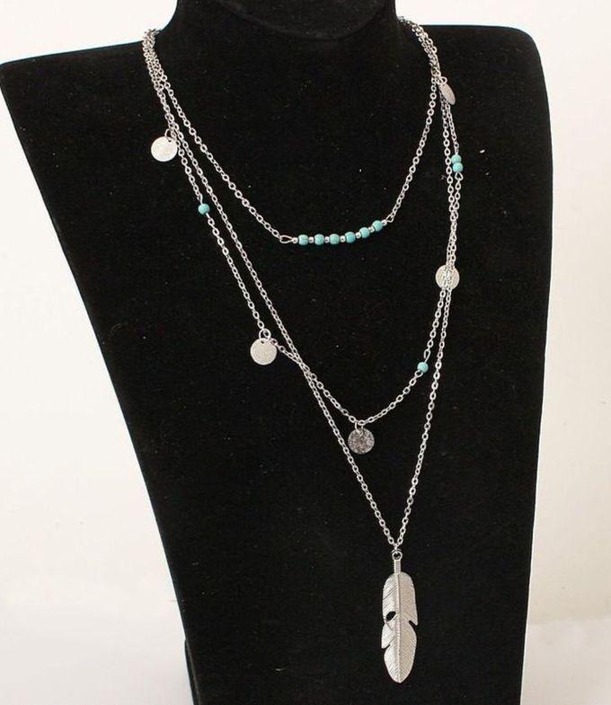 Necklace Queen's Hand Made Color Turquoise/ Silver