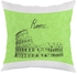 Landmark Rome Colosseum Printed Cushion Cover Green/White/Black 40 x 40centimeter