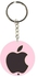 Apple Logo Printed Keychain