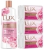 LUX Bar Soap Soft Touch 170g (pack of 6) + LUX Antibacterial Liquid Handwash Glycerine Enriched, Soft Rose For All Skin Types, 500ml