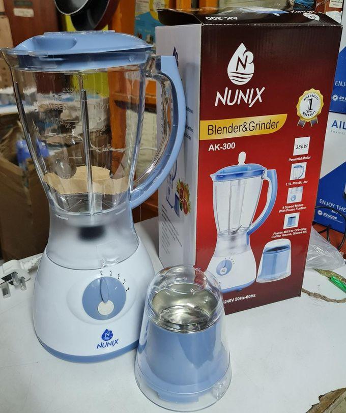 Nunix 2 In 1 Blender With Grinder-1.5 Litres
