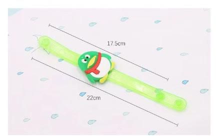 Kids Silicone Penguin Led Light Wrist Band - Green