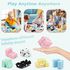 Qweryboo 6 Pieces Infinity Cubes, Infinity Cube Fidget Toy 6 Colors Stress Relieving Fidgeting Game for Adults and Kids Hand Twister for Time Killing Autism ADHD Special Needs (Classic Style)