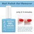 Gel Nail Polish Remover, (2PACK) Easily & Quickly Soak off Gel Polish No Need for Foil, Soaking or Wrapping, Remove Gel Nail Polish within 3-5 Minutes, Professional Nail Polish Remover 0.5 Fl Oz