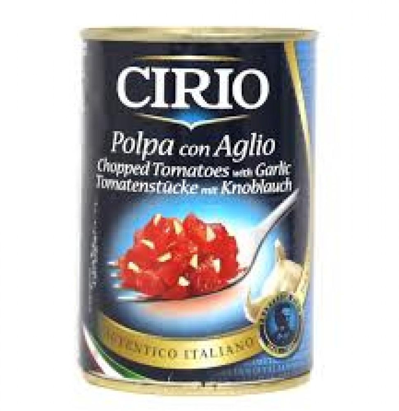 Cirio Pomodori Chopped With Garlic 400g