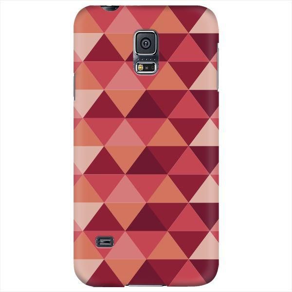 Stylizedd  Samsung Galaxy S5 Premium Slim Snap case cover Matte Finish - Topsy Turvy Triangles