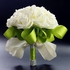Generic Splendid White Wedding Bridal Bouquet with Rhinestones