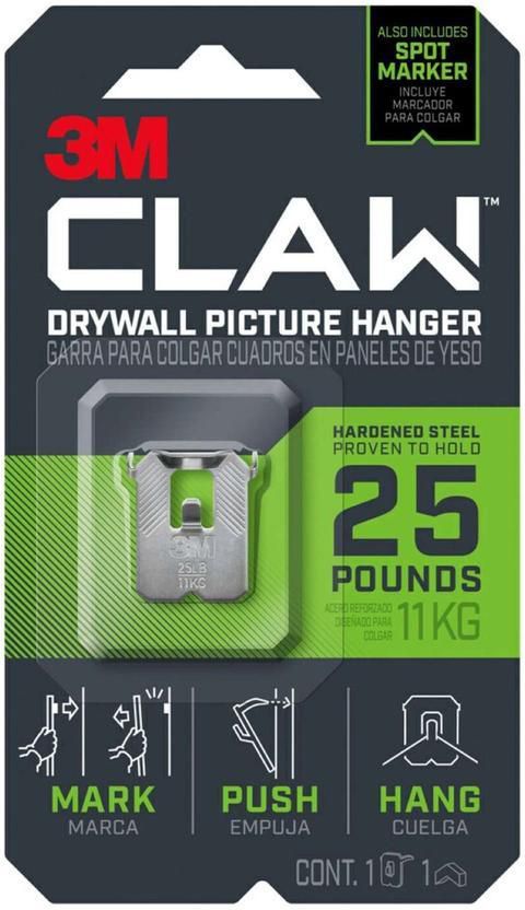 3M Claw Steel Drywall Picture Hanger