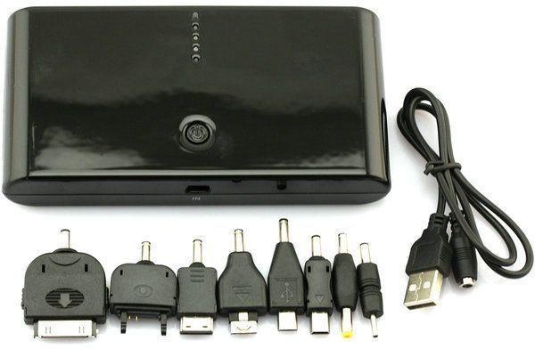 20000 Mah Power Bank portable charger with Adapters Mobile Phones iPhone iPad Samsung HTC Nokia