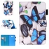 Galaxy Tab A 7.0 Inch(SM-T280/SM-T285) Case,PU Leather Folio Flip Stand Wallet Kickstand Case Blue butterfly for T280/T285