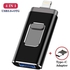 Fashion For Iphone Lightning Ios OTG Flash Drive Memory Stick Type C Pendrive Type_c USB Flash Drive 16GB 32GB 64GB Pen Drive Usb3.0PINK TPYE C